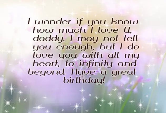 Happy Birthday To You Daddy