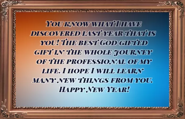 Happy New Year For Colleagues