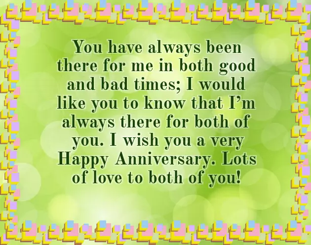 Happy Anniversary Message To Couple