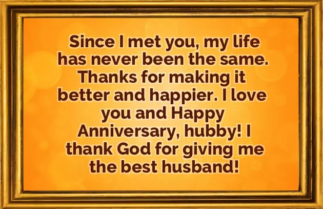 Husband To Wife Wedding Anniversary Wishes