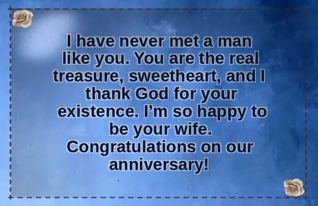 Wedding Anniversary Greetings To My Husband
