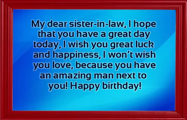 Happy Birthday Little Sister In Law Happy Birthday Little Sister In Law
