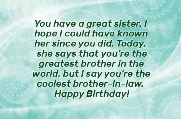 Wishes For Brother In Law Birthday