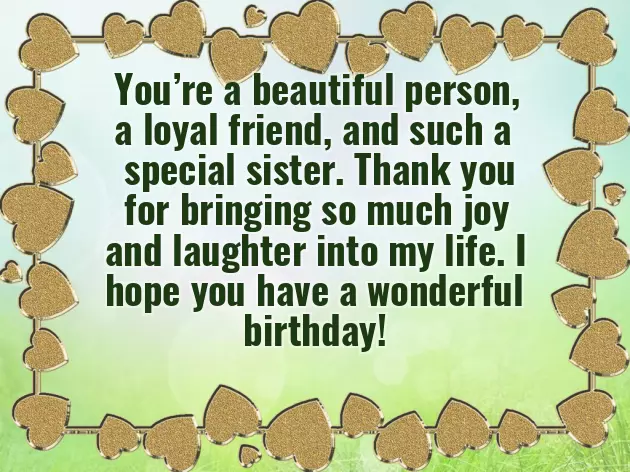 Birth Day Wishes For Sister