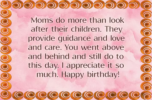 Sweet Birthday Wishes For Mum