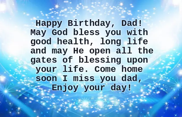Best Birthday Wishes Dad