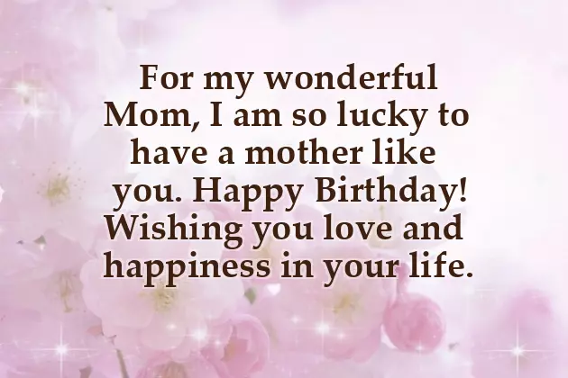 Bday Greetings For Mother