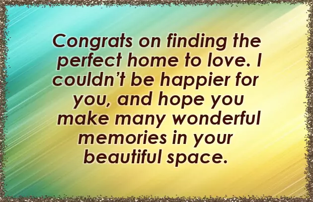 New House Congratulations Message New House Congratulations Message