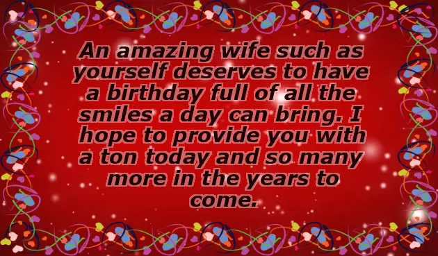 Happy Birthday Quotes For Wife In English