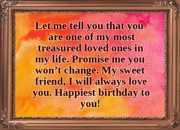 Happy Birthday To A Childhood Female Friend