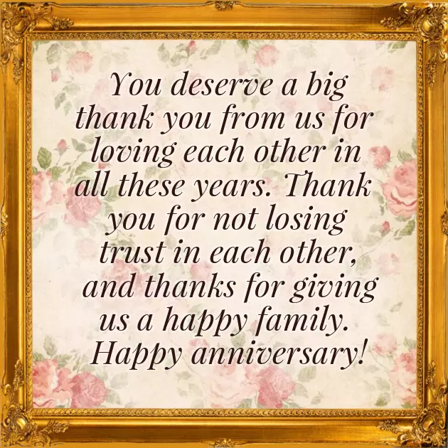 Happy Wedding Anniversary Dear Mom And Dad