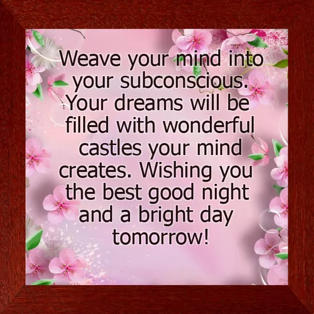 Good Night Thought In English