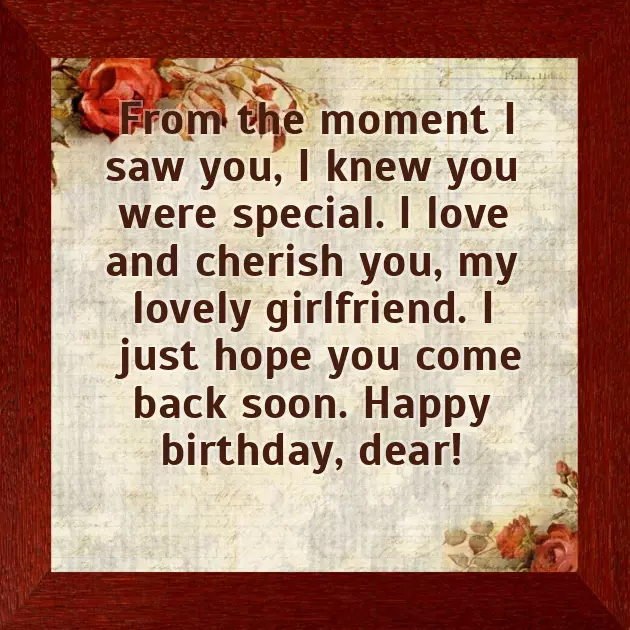Birthday Wishes For Love Gf