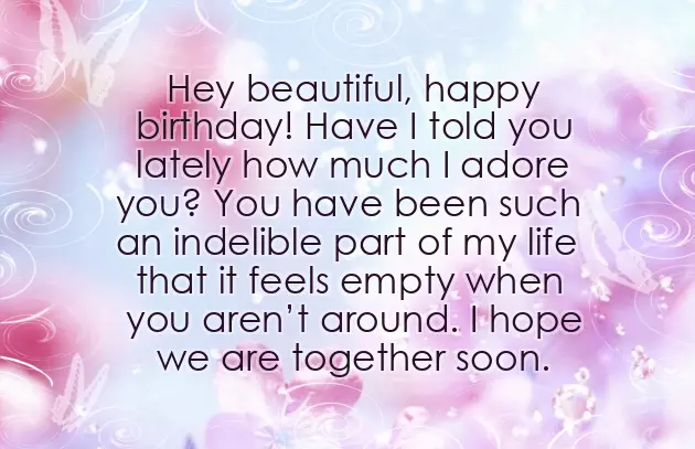 Short Birthday Quotes For Girlfriend