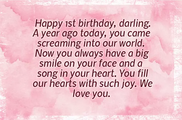 Happy First Birthday Little Boy