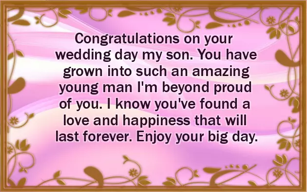 Best Wishes For Marriage To Sister