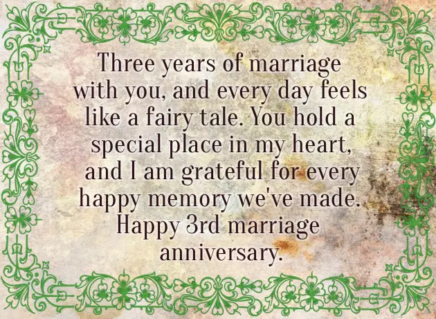 3Rd Anniversary Gift