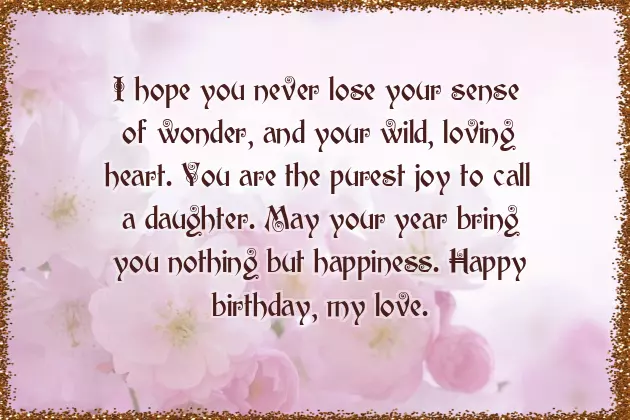 Special Daughter Birthday
