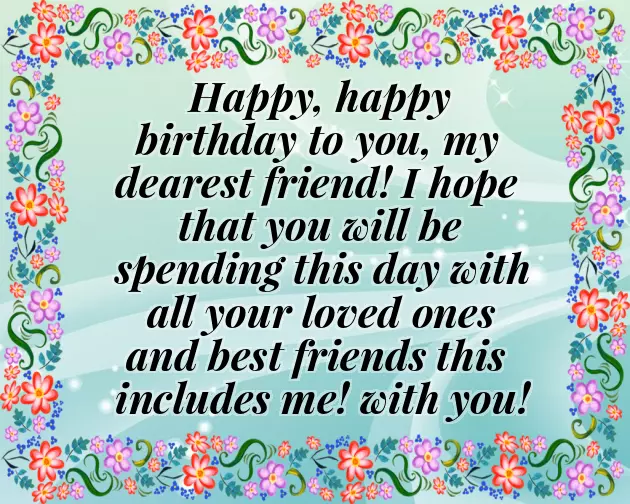 Best Birthday Wish For Best Friend Girl