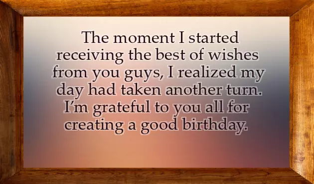 Thanks Friends For Wishing My Birthday