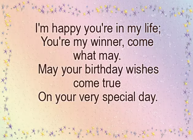 Happy Birthday To Someone Special Guy