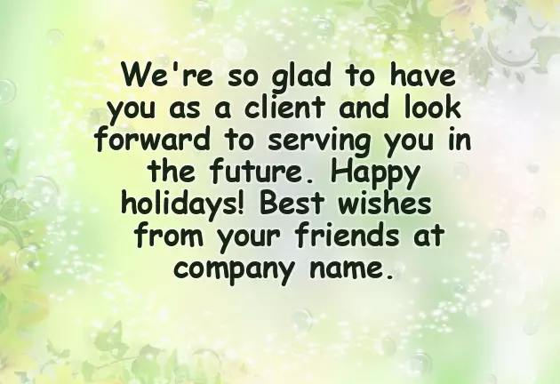 Happy Holidays And New Year