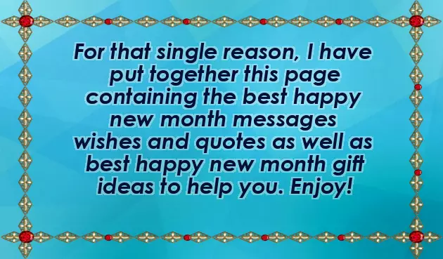 New Month Message For Your Love