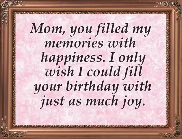 Best Wishes For Mom On Her Birthday