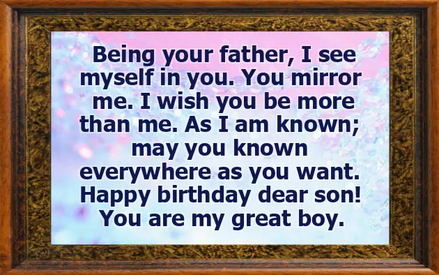Wording For Son Birthday