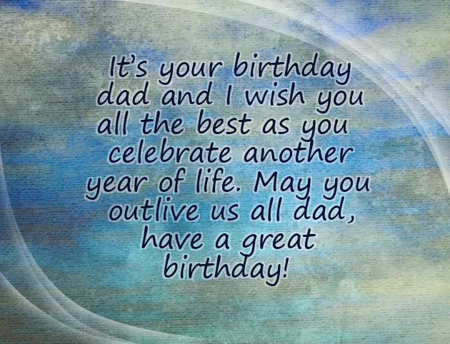 Best Birthday Wishes Dad