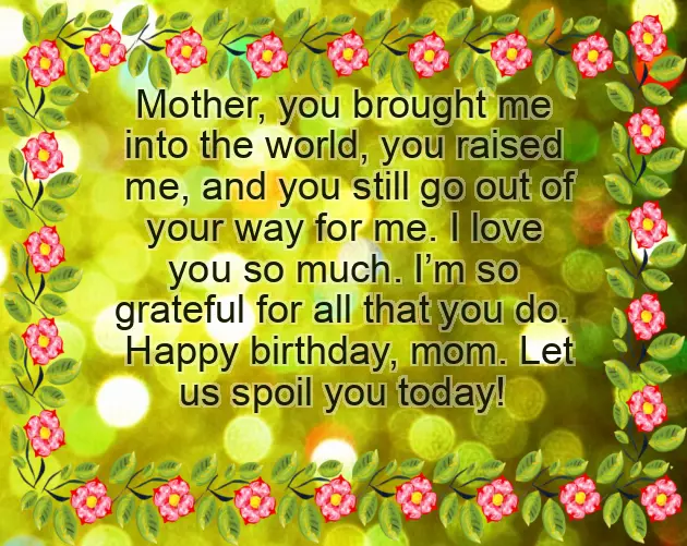 Quotes Of Mom Birthday Quotes Of Mom Birthday