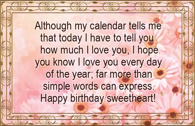 Birthday Post For Wife