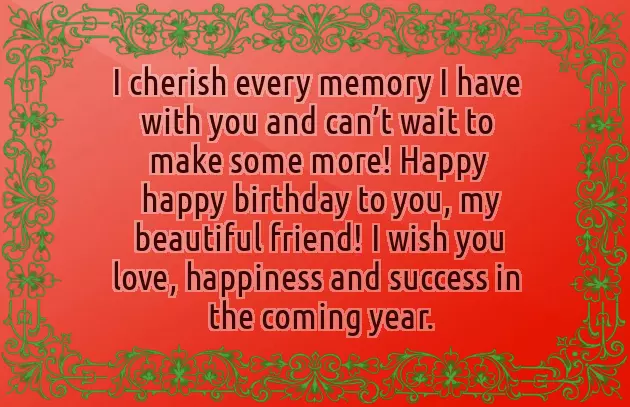 Quotes Birthday Wishes For Best Friend Female