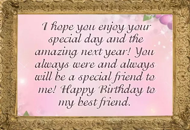 Birthdays Wishes For Best Friend Female