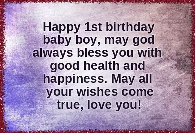 Birthday Greetings For A Kid Boy