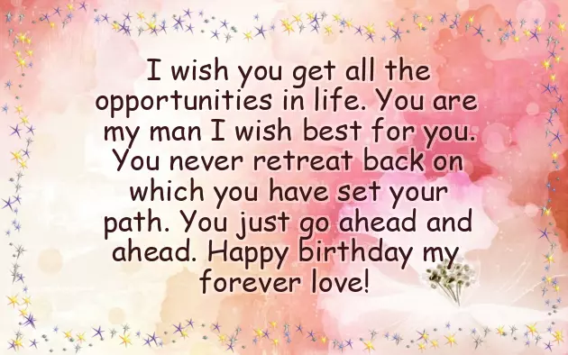 Happy Birthday To Boyfriend Text