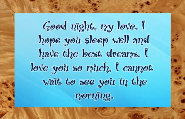 Beautiful Good Night Wish