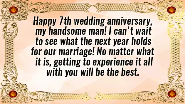 7 Wedding Anniversary