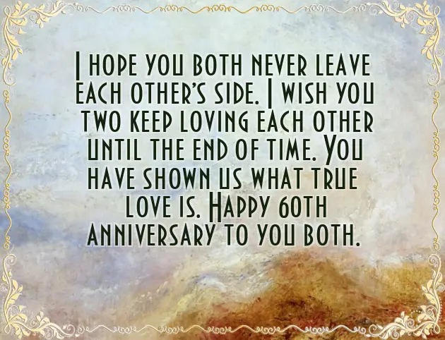 60Th Wedding Anniversary