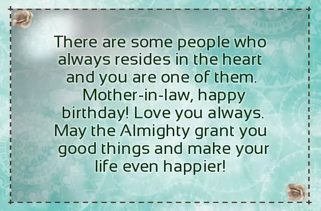 Birthday Wishes To Your Mother In Law