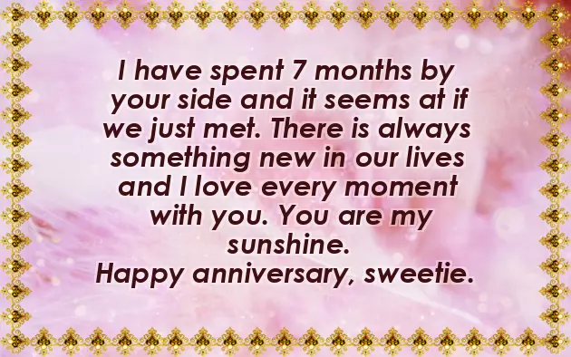 7Th Month Anniversary Wishes For Husband 7Th Month Anniversary Wishes For Husband