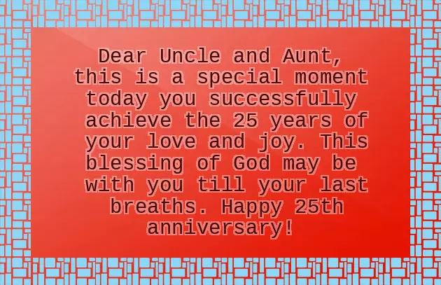 25Th Anniversary Wishes Quotes