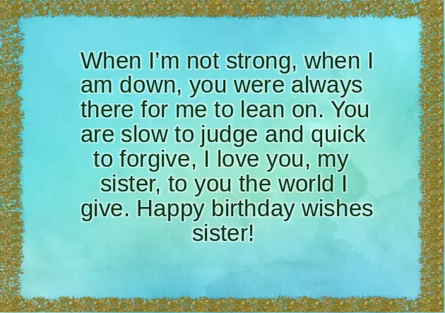 Birthday Wishes Short For Sister Birthday Wishes Short For Sister