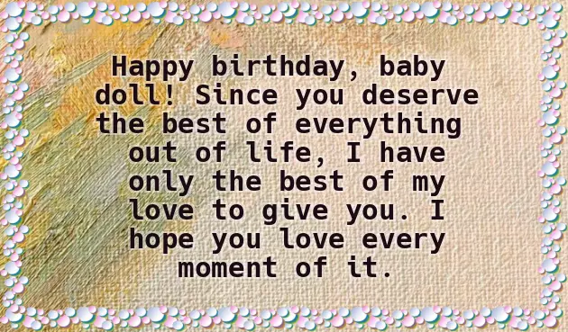 Birthday Wishes For A Girlfriend Quotes