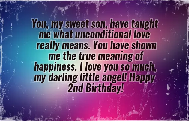 2Nd Happy Birthday Wishes For Baby Boy