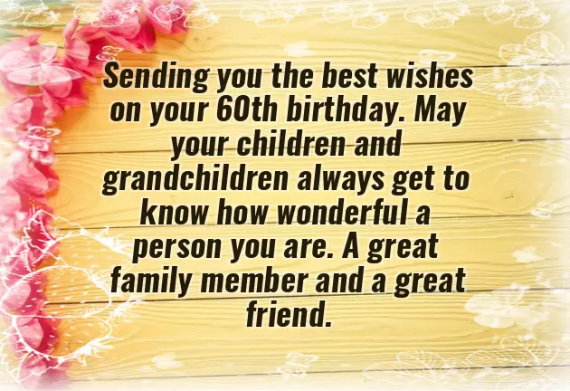 Happy Birthday 60 Year Old