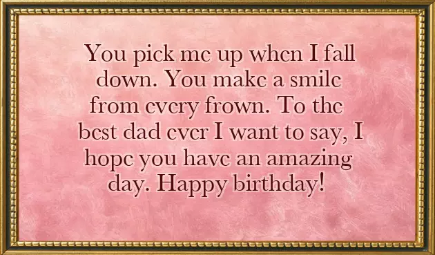Birthday Poems For Dad