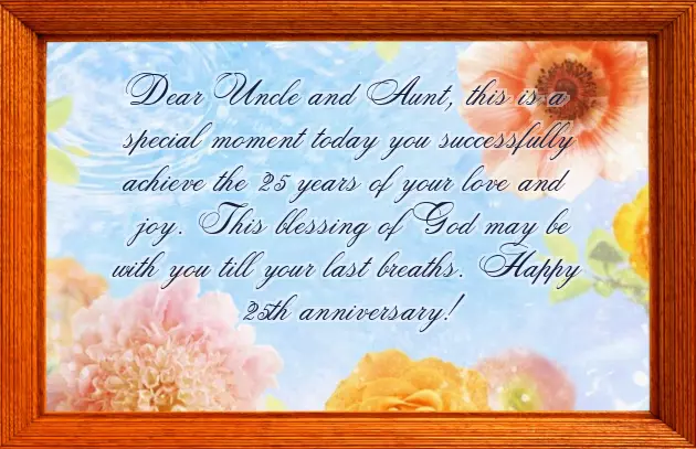 25 Year Wedding Anniversary 25 Year Wedding Anniversary