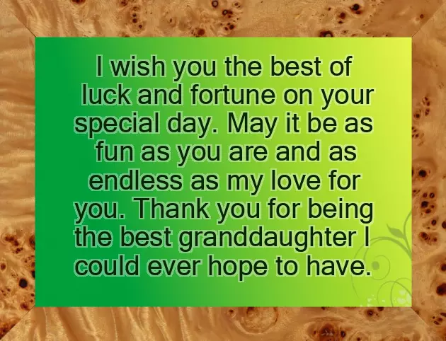 Good Wishes For Granddaughter Good Wishes For Granddaughter
