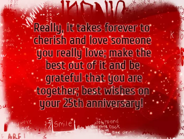 25 Year Wedding Anniversary 25 Year Wedding Anniversary